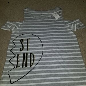 Brand New-with tags Girls Justice Tee size 16